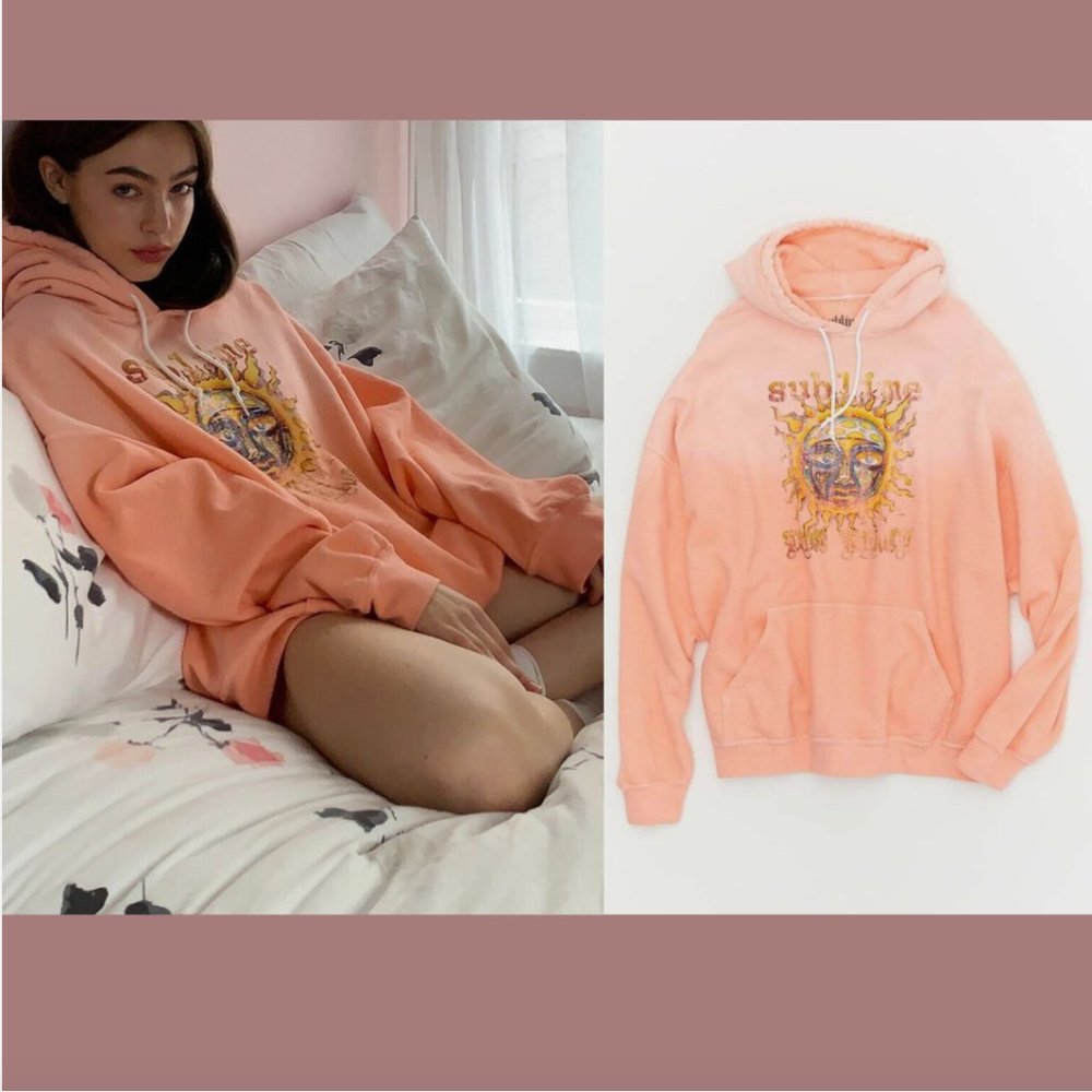 EUC Urban Outfitters‎ Sublime [ S/M ] Sun Bleached Hoodie Sweatshirt #Q425